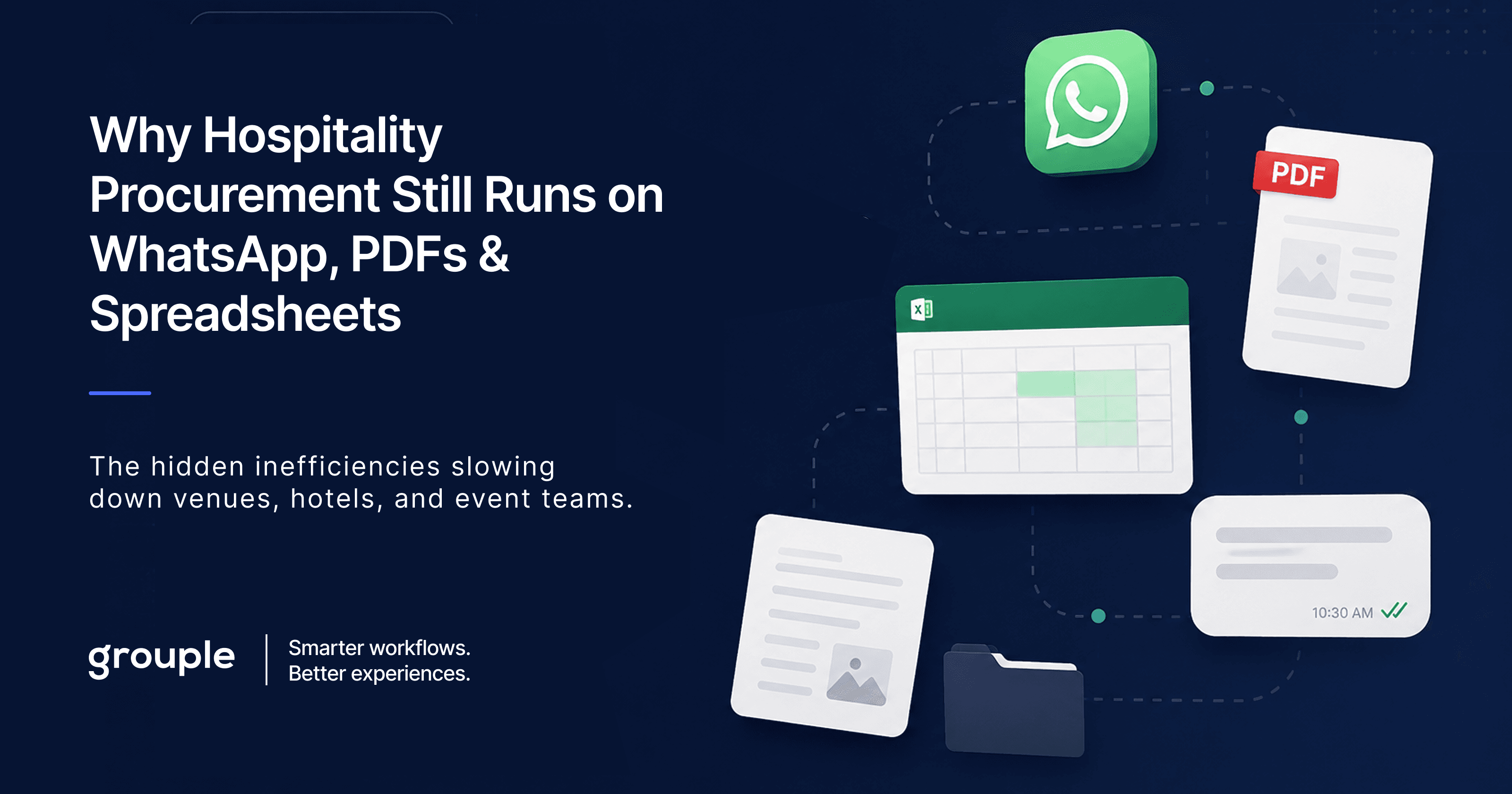 Why Hospitality Procurement Still Runs on WhatsApp, PDFs & Spreadsheets
